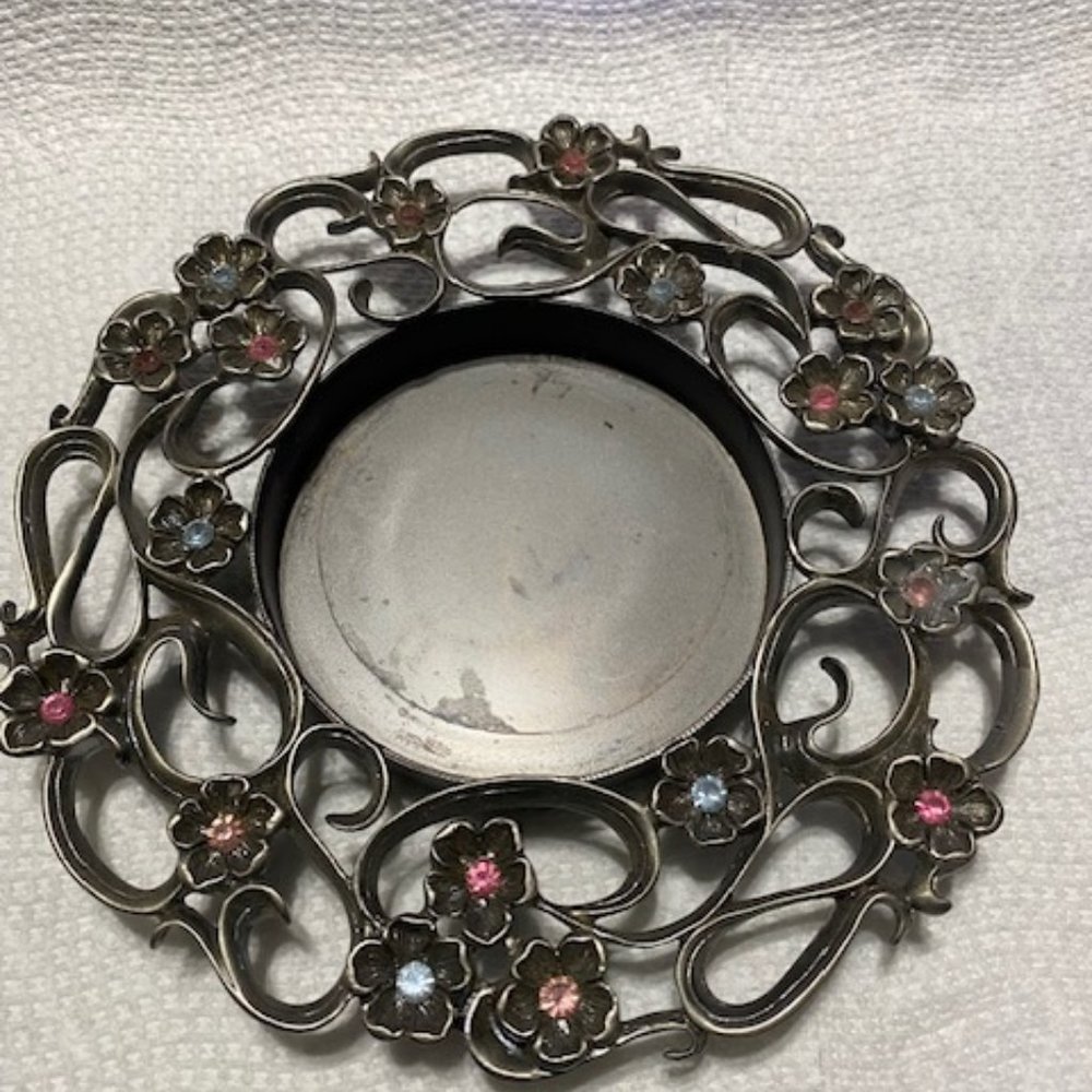 Partylite Round Pillar candle holder